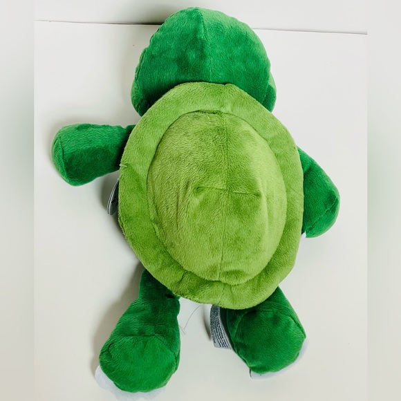 Green Turtle Plush with Shell 11" by Beverly Hills Teddy Bear Company - Picture 5 of 5
